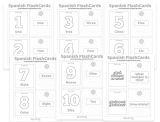Gemakkelijke en leuke Spaanse flitskaarten: nummers 1-10